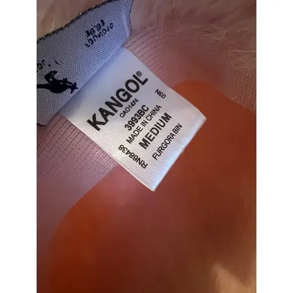 Kangol Furgora Bin Bucket Hat MED Soft Pink Fuzzy HipHop Streetwear - Picture 5 of 6